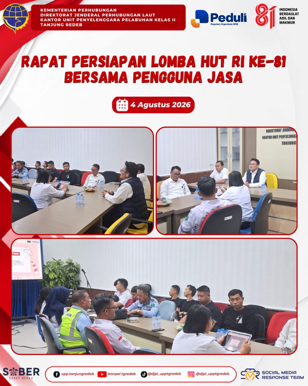 Rapat  Persiapan HUT RI - 81 Tahun 2026